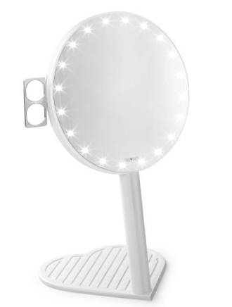 Glamcor Riki Graceful 7x Magnification LED Lighted Mirror