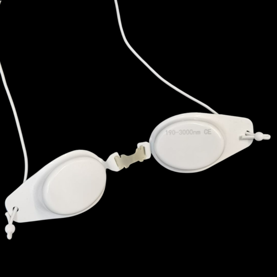IPL & Laser Ceramic White Metal GOGGLES (190nm-3000nm)