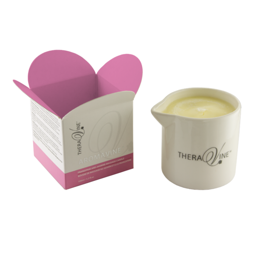 Theravine Aromavine Frangipani And Jasmine Massage Candle 105g
