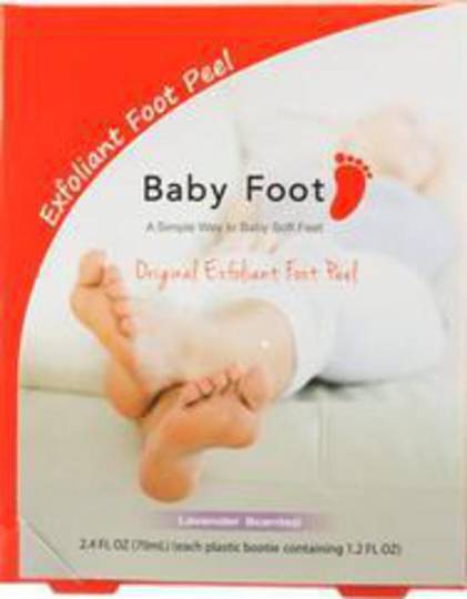 Baby Foot -1 Hour Exfoliant Pack  (with 2 free peel enhancing foot soaks)