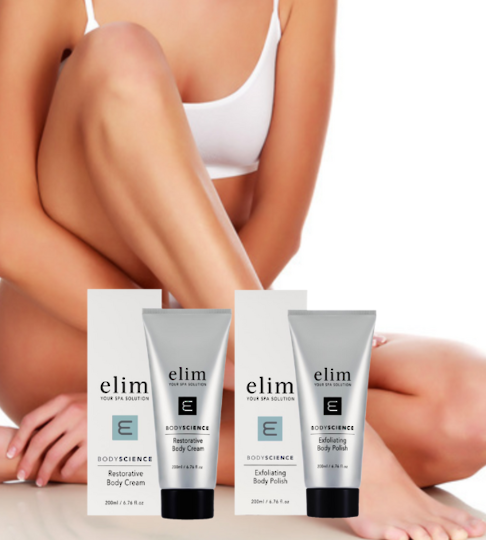 ELIM Body Science Restorative Cream and Body Polish Duo