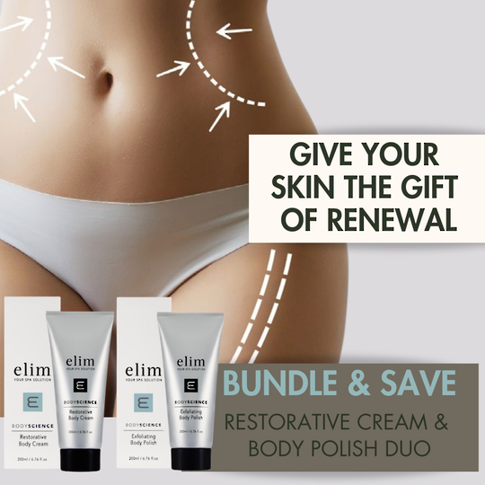 ELIM Body Science Restorative Cream and Body Polish Duo