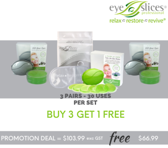 Buy x3, Get x1 Free:- Eyeslices 30 Day Retail Pack