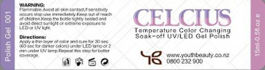 Celcius Gel 001 (Colour Changing Gel)