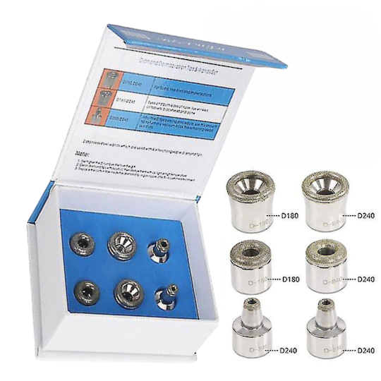 Diamond Tips - Small, Medium & Large 6 Pack