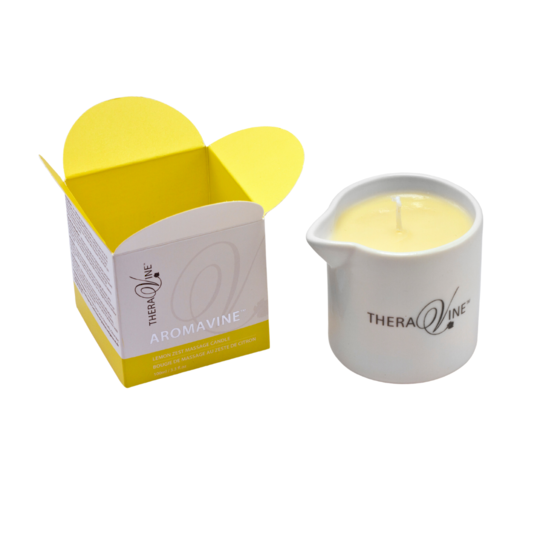 Theravine RETAIL Lemon Zest Massage Candle 105g