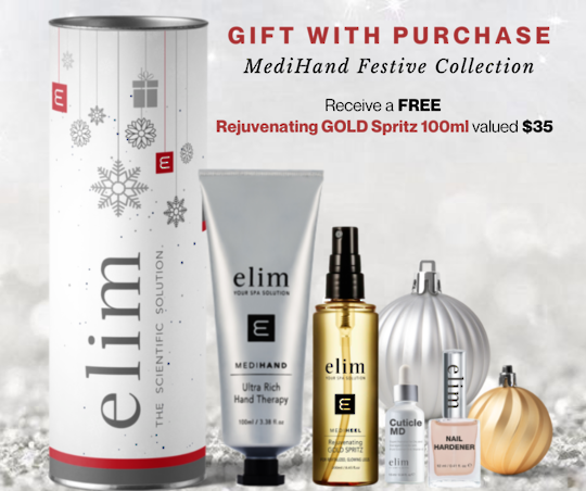 Elim MediHand Festive Collection + Free GOLD SPRITZ