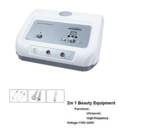 2 in 1 Beauty System High Frequency & Ultrasonic