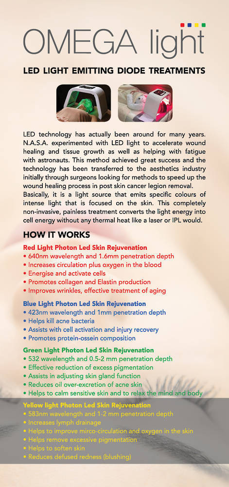 Omega LED DL flyers 50pk