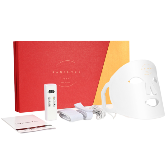 Radiance Flex LED Mask White + Free 30 Day EyeSlices Kit