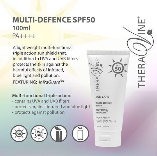 TheraVine RETAIL SPF50 Sunblock Multi-Defence – 100ml