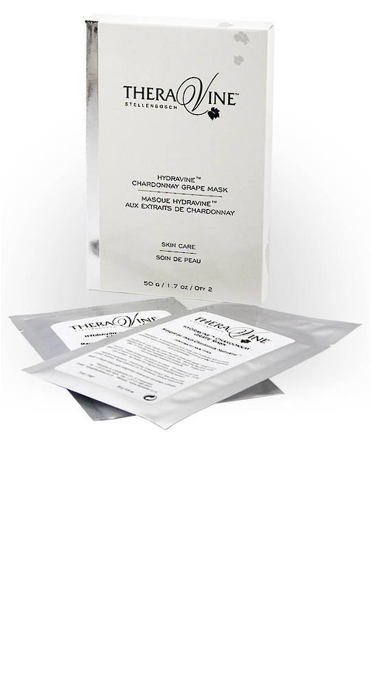 Theravine RETAIL Hydravine Chardonnay Grape Mask 2/pack