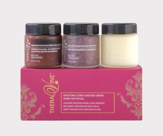 TheraVine RETAIL Uplifting Citrus and Red Grape Home Spa Ritual