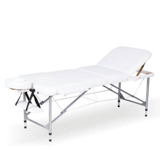 White Portable Facial / Massage Bed