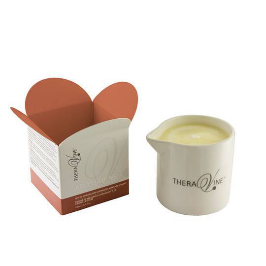 Theravine RETAIL Spiced Orange and Cinnamon Massage Candle 100ml