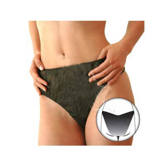 Disposable Ladies Briefs 6pc - Black