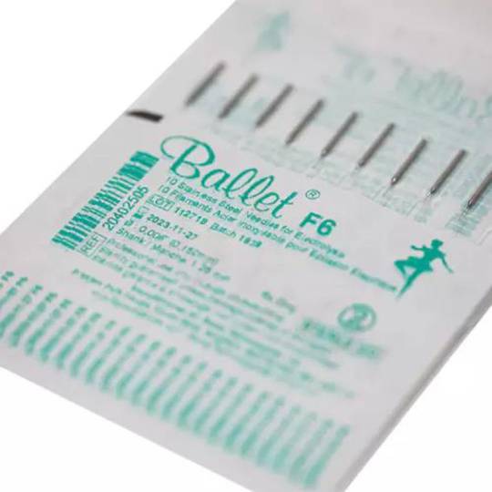 Ballet F6 Stainless Steel Electrolysis needles - 10pk