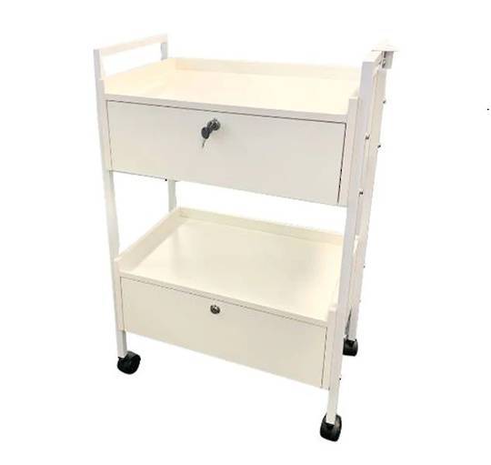 Two Tier Trolley - Double Drawer