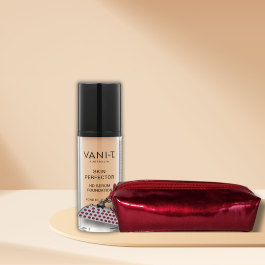 VANI-T Skin Perfector HD Serum Foundation, with bag - F30