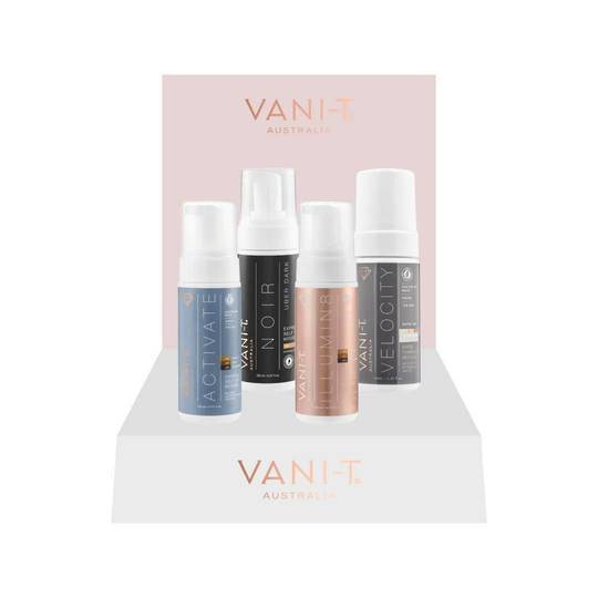 VANI-T Self Tan Counter Unit - Tester & Retail Bundle (Tanning Mousses Only)