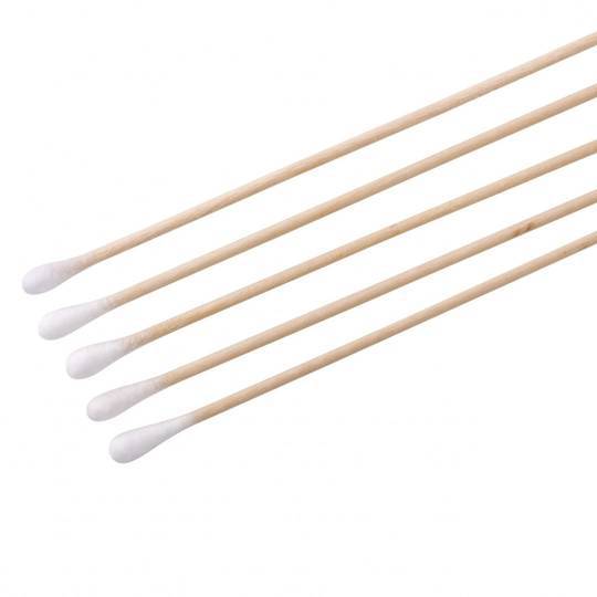 Cotton Applicators 15cm Wooden Stem Single End